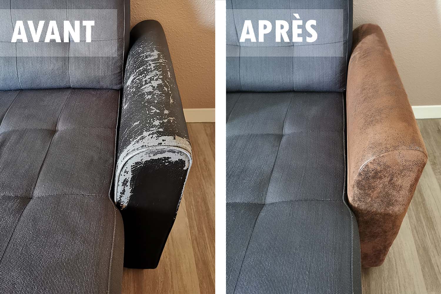 Comment réparer un canapé en simili cuir craquelé ?